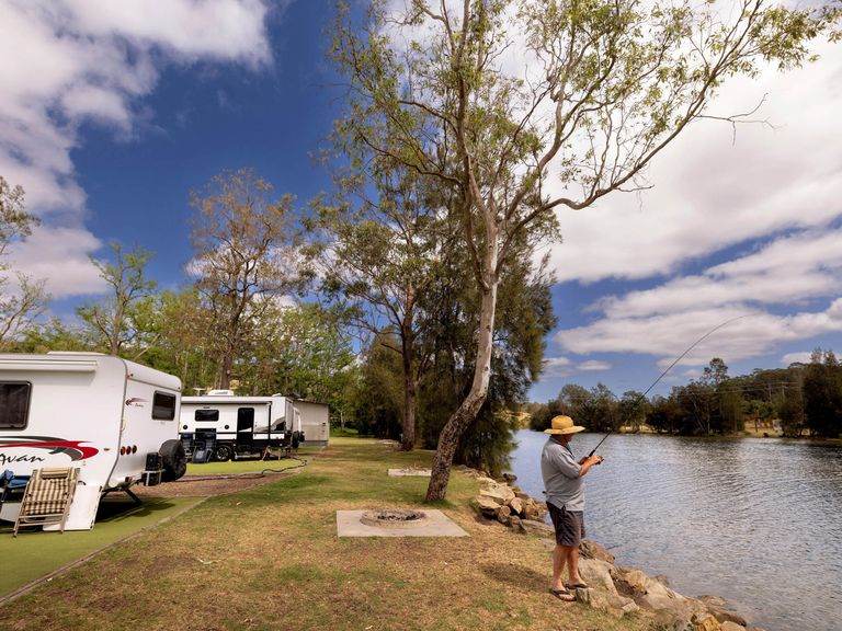 Premium Creekfront Powered Sites